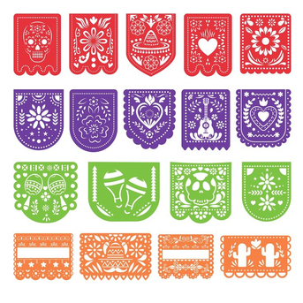 Los Angeles, Business, Custom Logo Papel Picado For Events And Business Branding