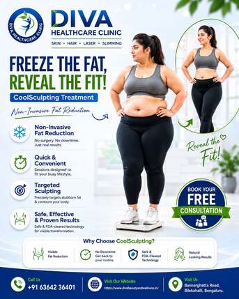 Bangalore, Health, Best Medical Slimming Treatment With Cool Sculpting Treatment In Bangalore&ndash;Diva Healthcare