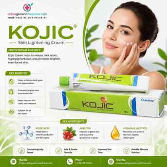 New York, Health & Beauty Items, USD 9,  Kojic Acid Cream 25gm | Skin Brightening & Even Tone | OnlineGenericMedicine