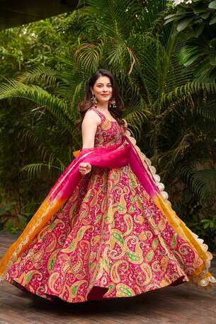 Jaipur, Clothing & Accessories, INR 12000,  Buy Idaho Folk Fever Maxi Set Online