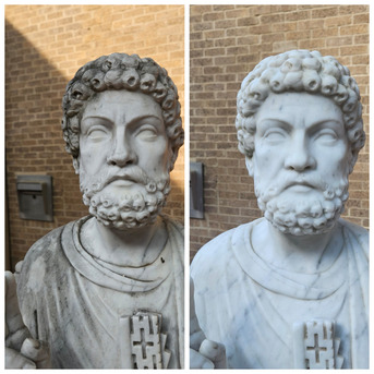 New York, Creative, Before & After Marble Statue Restoration | Expert Marble Cleaning & Repair