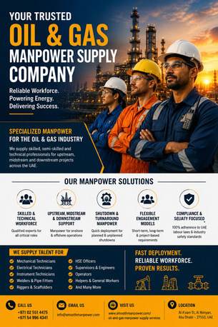 Abu Dhabi, Manpower, Reliable Oil And Gas Manpower Supply Company In UAE