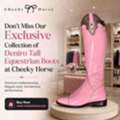 USD 1500,  Don&rsquo;t Miss Our Exclusive Collection Of Deniro Tall Equestrian Boots At Cheeky Horse