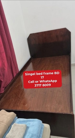 Manama, Furniture, BHD 17,  🌍🌎Single Bed Frame In Good Condition For Sale With Delivery