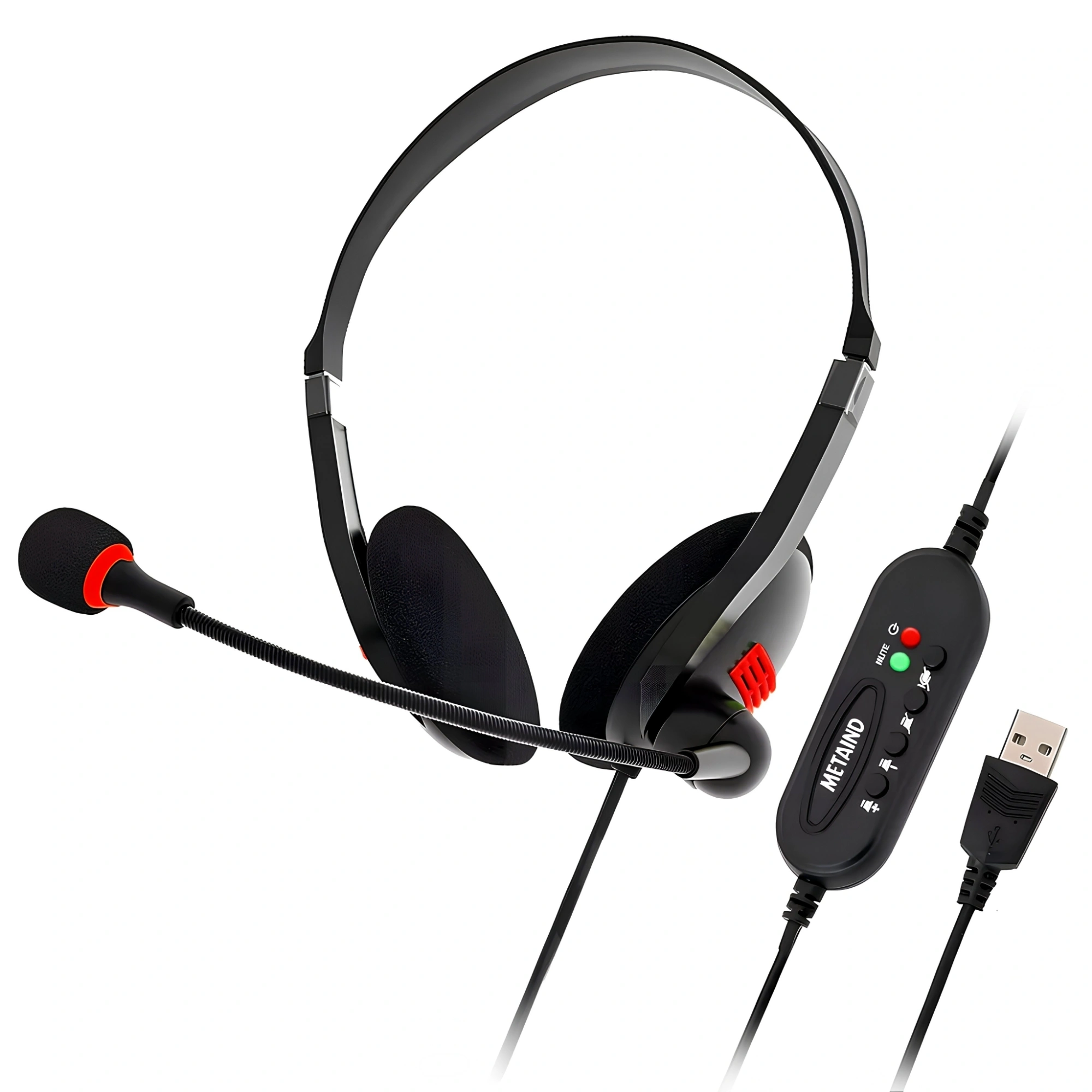 New Delhi, Electronics, INR 879,  MT440 USB Headphones With Mic For Laptop & PC