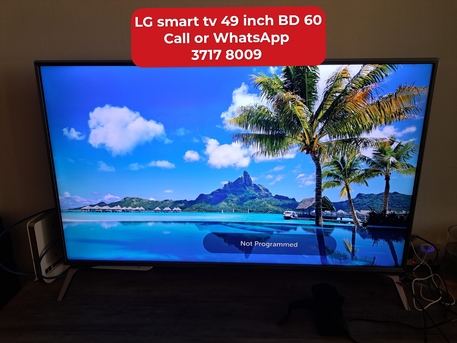 Manama, Appliances, BHD 60,  🌍🌎LG Smart Tv 49 Inch In Good Condition For Sale With Delivery