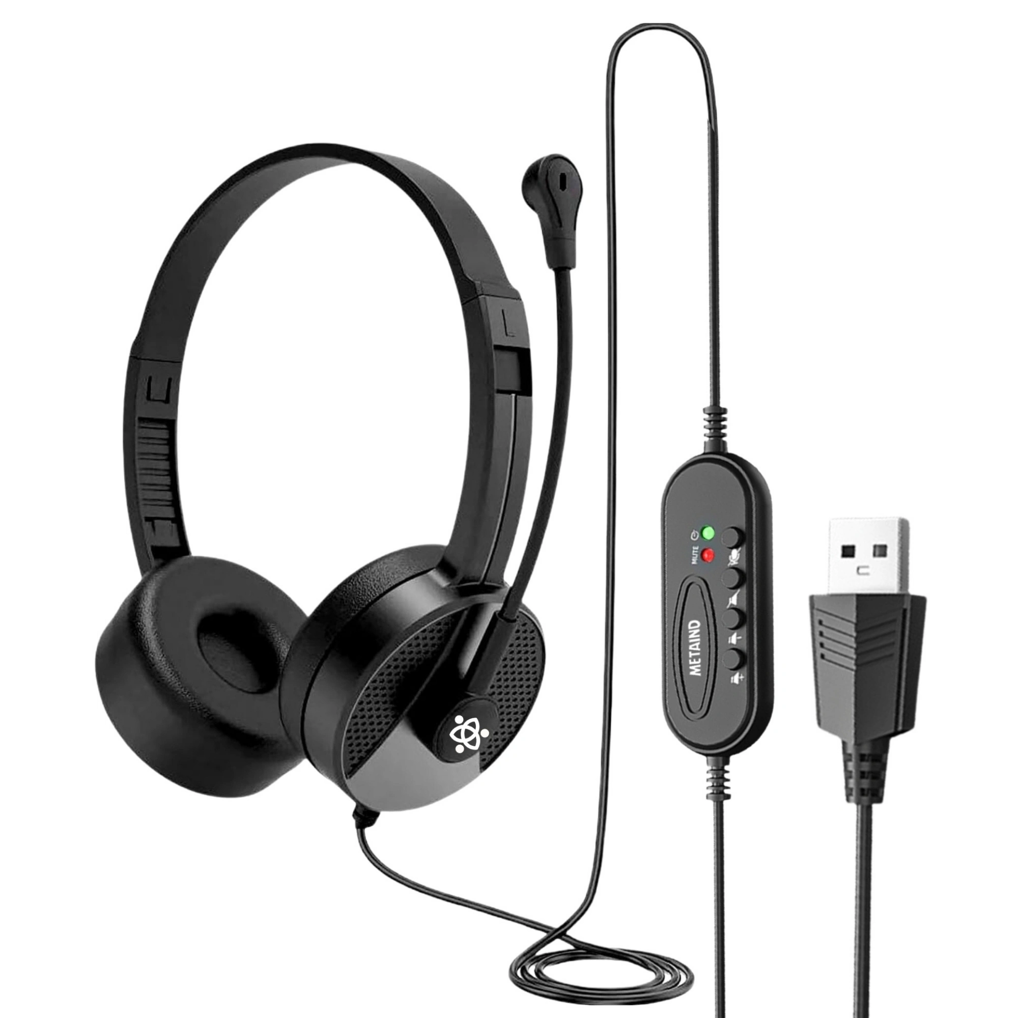 New Delhi, Electronics, INR 1245,  MT50 USB Wired Headset With Noise-Reducing Microphone