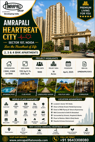Noida, Real Estate, Looking For A Rental Flat For Your Family In Noida? You Might Want To Check Out Amrapali H