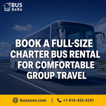 New York, Travel, Book A Full-Size Charter Bus Rental For Comfortable Group Travel