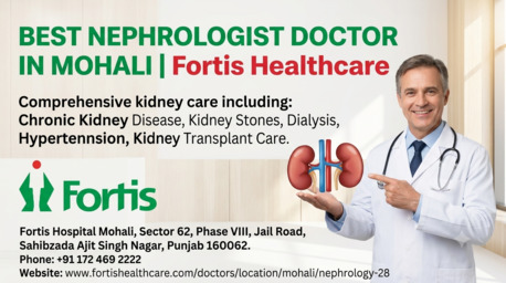 Punjab, Health, Best Nephrologist Doctor In Mohali | Fortis Healthcare