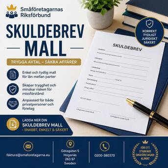 Stockholm, Business, Skuldebrev Mall &ndash; Praktisk Guide För Småföretag Och Privatpersoner