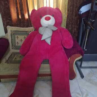 Jeddah, Furniture, SAR 700,  FOR SALE: GIANT 7FT PINK TEDDY BEAR 🧸