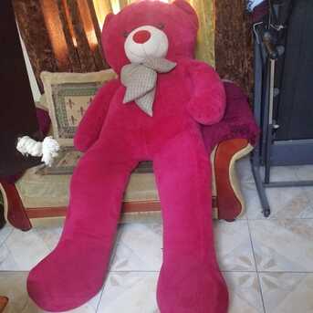 Jeddah, Furniture, SAR 700,  FOR SALE: GIANT 7FT PINK TEDDY BEAR 🧸