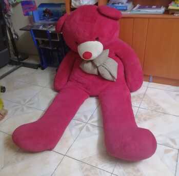 Jeddah, Furniture, SAR 700,  FOR SALE: GIANT 7FT PINK TEDDY BEAR 🧸