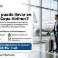 ¿Qué No Puedo Llevar En El Avión Copa Airlines?