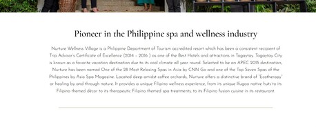 Manila, Health, Nurture Wellness Village Is The Pioneer Wellness Spa In The Philippines.