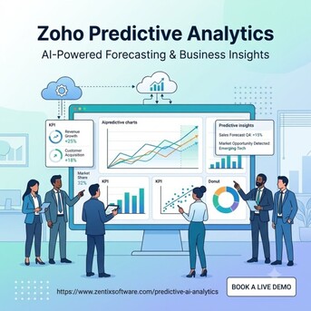 Jaipur, Software, Zoho Predictive Analytics Solutions For Smarter Business Growth