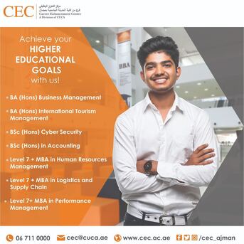 Ajman, Education, Career Enhancement Center Ajman Dubai