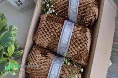 Navi Mumbai, Materials, INR 570,  Buy Strong Paper Bubble Wrap For Fragile Packaging- EcoCushion Paper