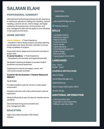 Makkah, Job Seekers, Customer Service,Marketing, Social Media Manger