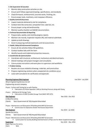 Riyadh, Job Seekers, Junior Planning Engineer