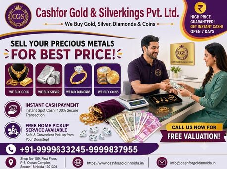 Noida, Financial, Cash For Gold In Noida Sector 18 | Looking To Exchange Old Jewellery For Cash?