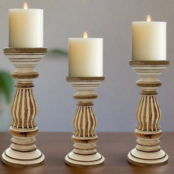 New York, Household Items, USD 35,  Buy Durable Wooden Candle Holder Online For Festivals, Weddings & Everyday Décor &ndash; Perilla