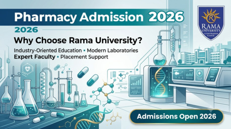 Lucknow, Lessons Offered, Pharmacy Admission 2026 In Kanpur | B.Pharm & D.Pharm At Rama University