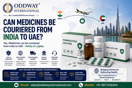 Dubai, Health & Beauty Items, Can Medicines Be Couriered From India To UAE? Safe Shipping Guide &ndash; Oddway International