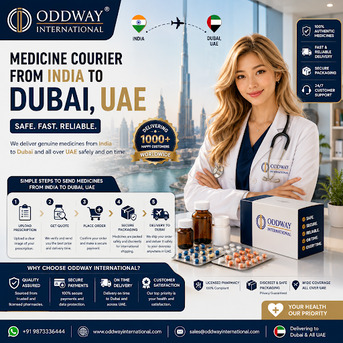 Dubai, Health & Beauty Items, Can Medicines Be Couriered From India To UAE? Safe Shipping Guide &ndash; Oddway International
