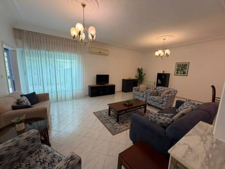 Amman, Apartments, Flats, Houses & Villas, JOD 90000/year,  Furnished,  2 BR,  165 Sq. Meter,  Ground Floor Apartment For Rent
