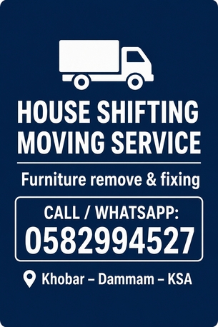Dammam, Household, House Shifting Movers Packers Company Professional Team Reasonable Price 0582994527