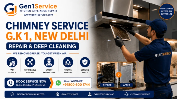New Delhi, Appliance Repair, Indesit Chimney Repair Service In G.K. 1, Delhi