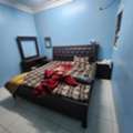 SAR 700,  Double Bed With Mattres, Cupboard And Dressing Table For Sale