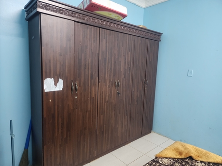 Khobar, Furniture, SAR 700,  Double Bed With Mattres, Cupboard And Dressing Table For Sale