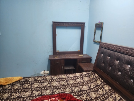 Khobar, Furniture, SAR 700,  Double Bed With Mattres, Cupboard And Dressing Table For Sale