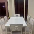 SAR 600,  Urgent Sale - Homebox Wooden Dining Table With 6 Chairs Only 600sr