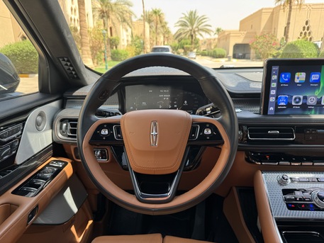 Al Yarmouk, Vehicles, Cars & Trucks , SAR 265000,  Lincoln Aviator,  2024,  Automatic,  26000 KM,  Private Sale |  Black Label Presidential |  MY | Stone Blue | 3.0L V6 T