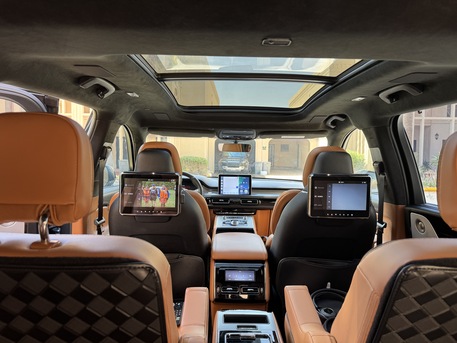 Al Yarmouk, Vehicles, Cars & Trucks , SAR 265000,  Lincoln Aviator,  2024,  Automatic,  26000 KM,  Private Sale |  Black Label Presidential |  MY | Stone Blue | 3.0L V6 T