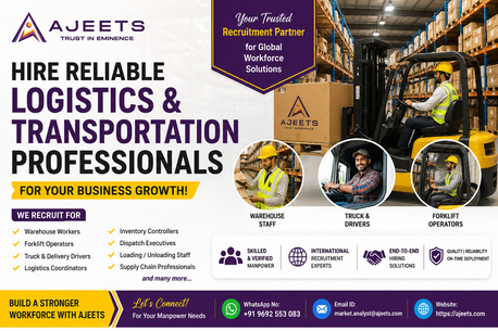 Doha, Labor/Moving, Hire Skilled Logistics & Transportation Workers From AJEETS