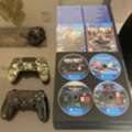 BHD 70,  PS4 Slim 500 GB With 4 CD For Sale & 70 BHD
