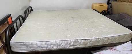 Riyadh, Furniture, SAR 100,  Double Bed With Mattress []Free Single Bed On Purchase]