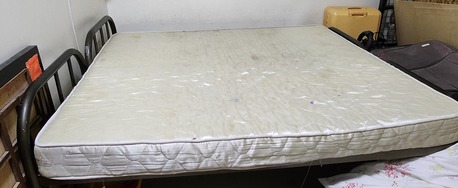 Riyadh, Furniture, SAR 100,  Double Bed With Mattress []Free Single Bed On Purchase]