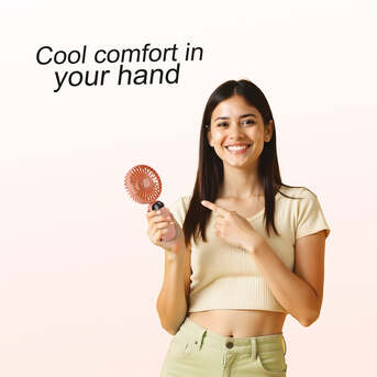 New Delhi, Health & Beauty Items, INR 637,  Buy Ozomax Mini Hand Fan For Powerful Cooling Anytime, Anywhere