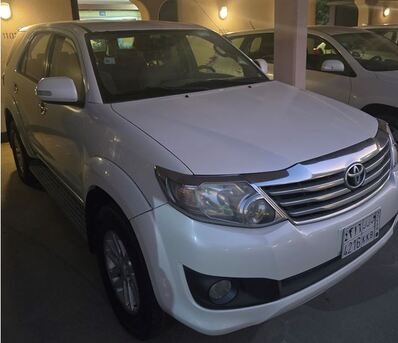 Al Huwaylat, Vehicles, Cars & Trucks , SAR 44000,  Toyota Fortuner,  2012,  Automatic,  177 KM,   White Color - Excellent Condition