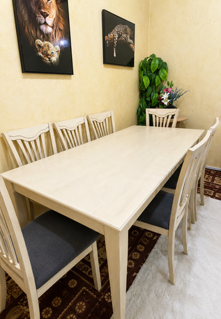 Riyadh, Furniture, SAR 1500,  Walton Dining Table With 8 Chair