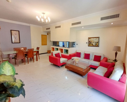 Juffair, Apartments, Flats, Houses & Villas, BHD 350/month,  Furnished,  2 BR,  Gorgeous Flat | Ultra-Modern | Closed Kitchen | Balcony I Near Oasis Mall Juffair