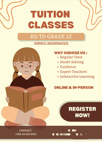 Dammam, Education, Home Tutions Available | In Person | Dammam
