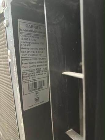 Riyadh, Appliances, SAR 1000,  Selling Refrigerator (Samsung) And Carrier AC Window