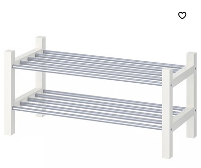 Al Arid, Furniture, SAR 50,  IKEA Tjusig Shoe Rack (2 Shelves)